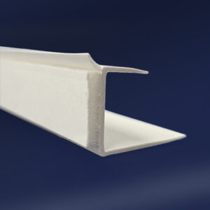 PVC-Einfassprofil mit Schaumband und Dichtlippe